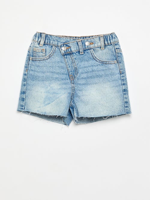 Short denim à enfiler - Kiabi