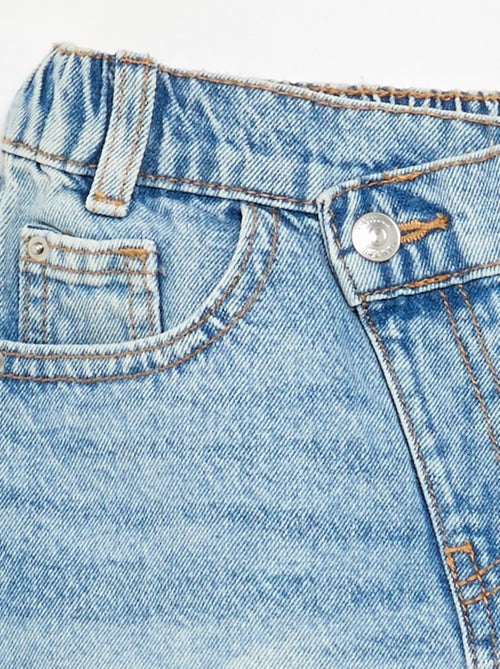 Short denim à enfiler - Kiabi