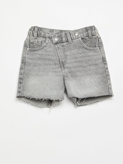 Short denim à enfiler - Kiabi
