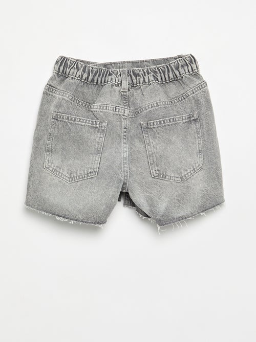 Short denim à enfiler - Kiabi
