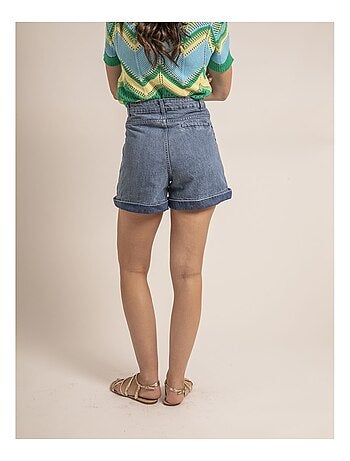 Short denim clous XIMOLI