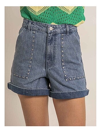 Short denim clous XIMOLI