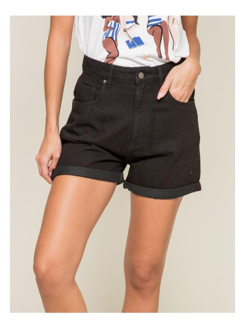 Short denim XITEVA Noir - Kiabi
