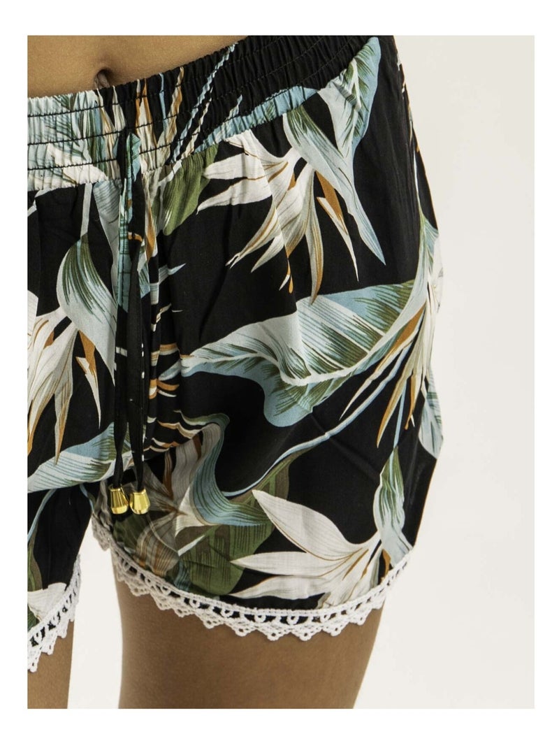 Short dentelle et motifs XIDIVA Noir - Kiabi