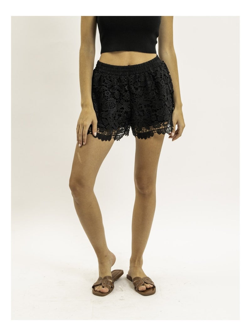 Short dentelle XETAVIA Noir - Kiabi
