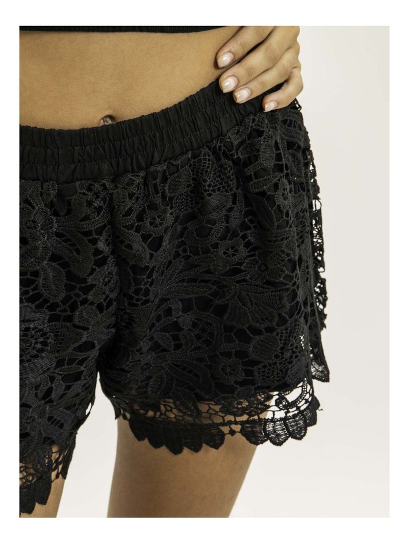 Short dentelle XETAVIA Noir - Kiabi
