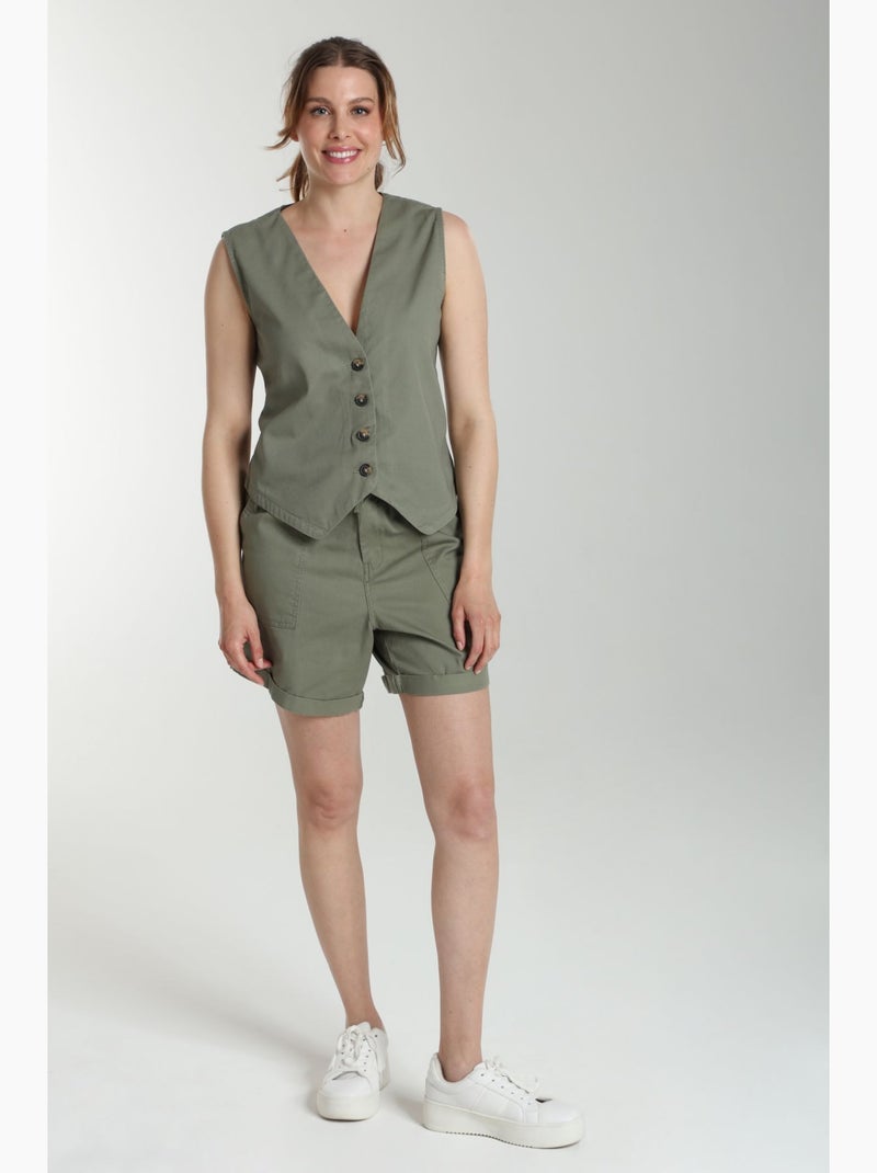 Short Dimon | Gerard Pasquier Kaki - Kiabi