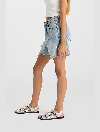 Short DIONYGI en jeans 'Le Temps Des Cerises'