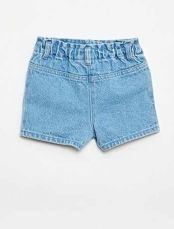 Short 'Disney' en denim brodé