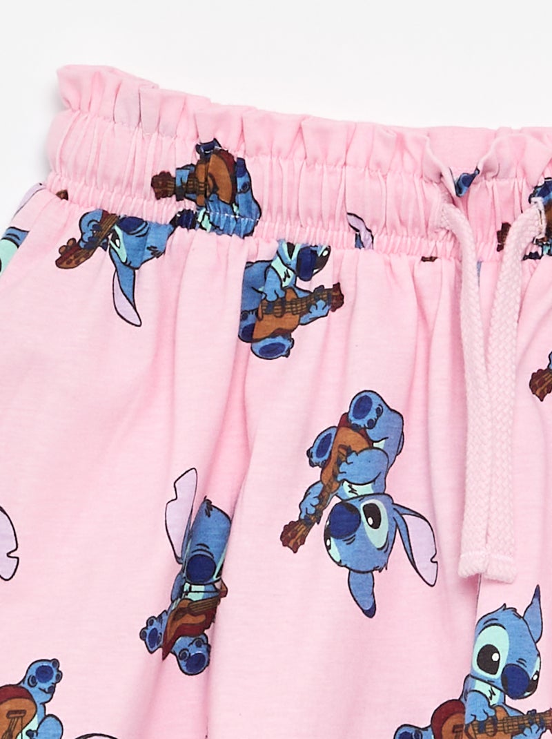 Short 'Disney' en jersey de coton Rose - Kiabi