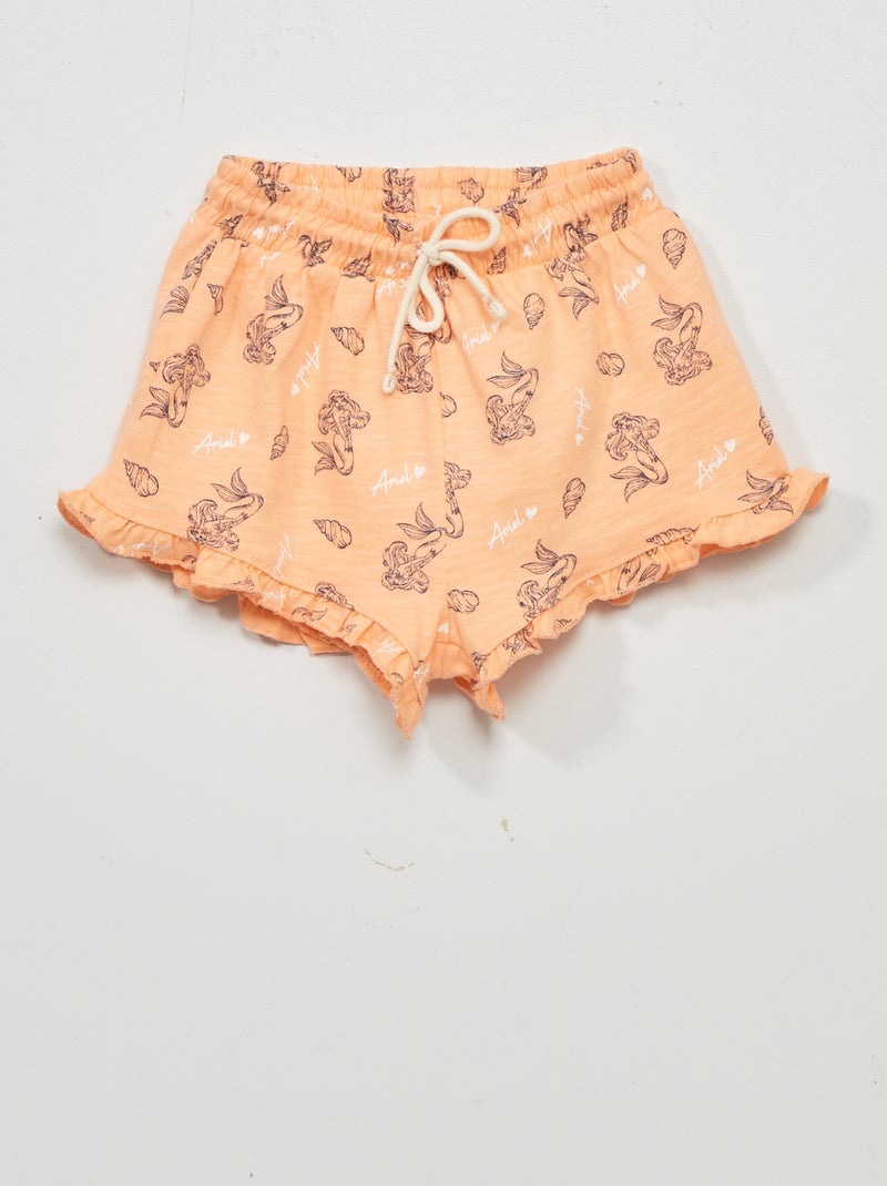 Short 'Disney' volanté Orange - Kiabi