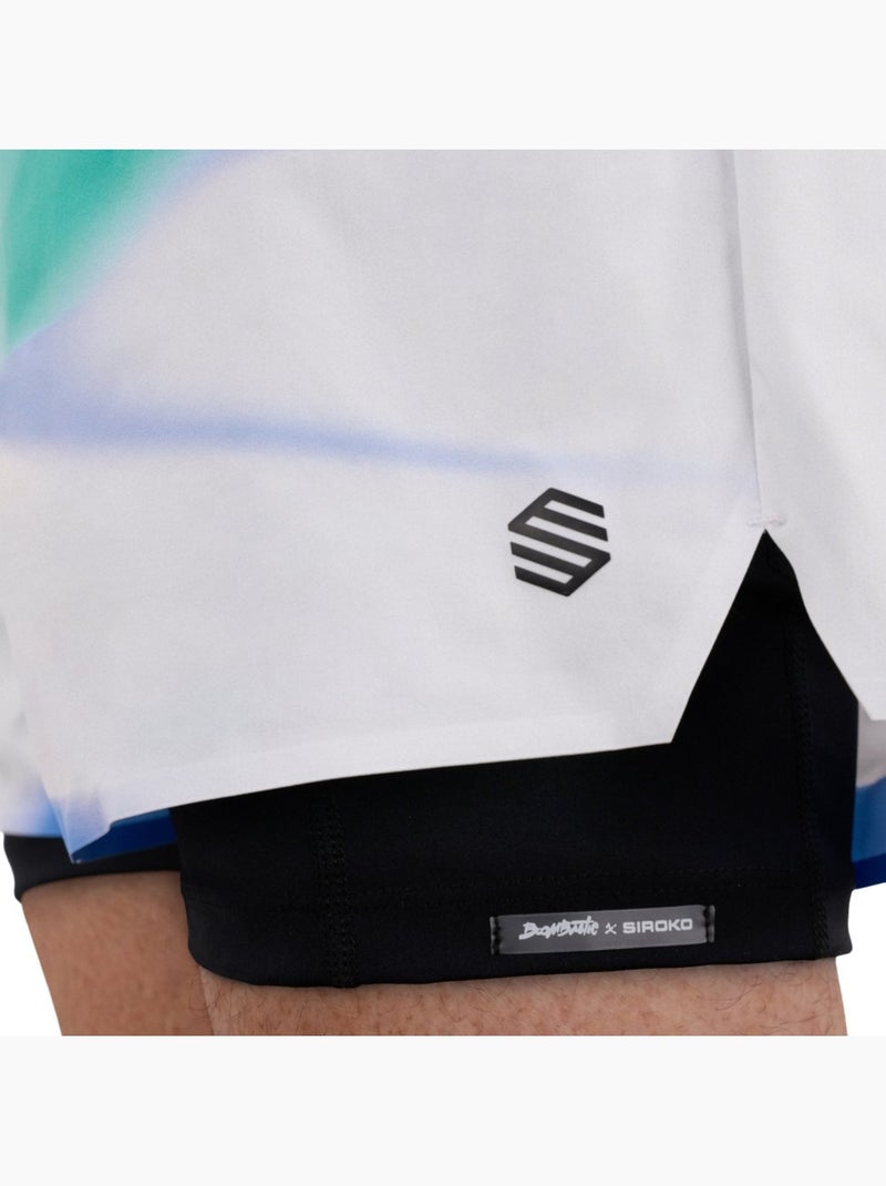 Short double couche homme boombastic homme bbc clap Blanc - Kiabi