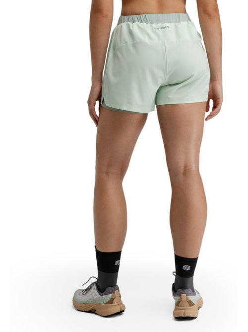 Short double couche trail running femme randonnée femme araroa mint - Kiabi Short double couche trail running femme randonnée femme araroa mint - Kiabi