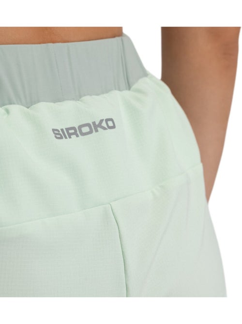 Short double couche trail running femme randonnée femme araroa mint - Kiabi Short double couche trail running femme randonnée femme araroa mint - Kiabi