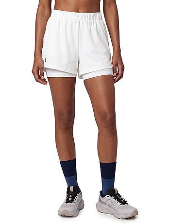 Short double couche trail running femme randonnée femme araroa-w