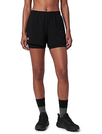 Short double couche trail running femme randonnée femme araroa-w