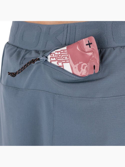 Short double couche trail running homme randonnée homme overland - Kiabi Short double couche trail running homme randonnée homme overland - Kiabi