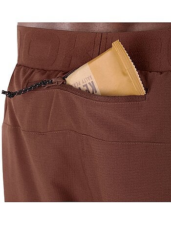 Short double couche trail running homme randonnée homme overland