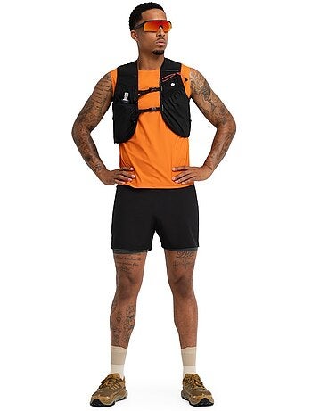 Short double couche trail running homme randonnée homme overland