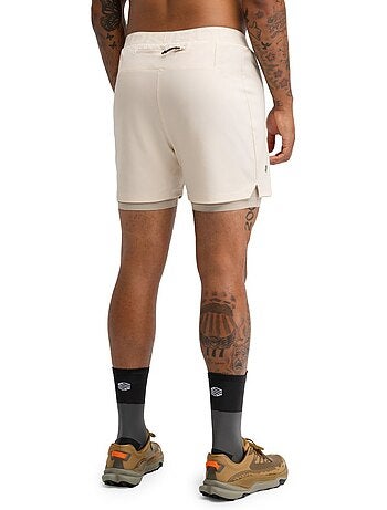 Short double couche trail running homme randonnée homme overland stone