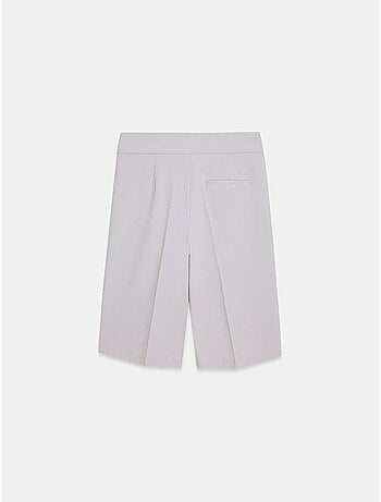 Short droit à taille haute et ceinture dilvin