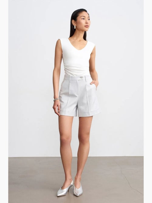 Short droit taille haute dilvin - Kiabi Short droit taille haute dilvin - Kiabi