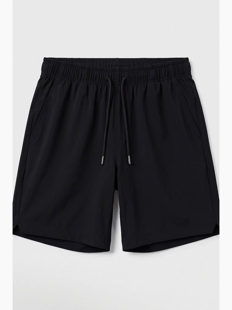 Short droit tommy Noir - Kiabi