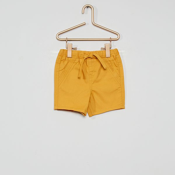 Short Eco Concu Bebe Garcon Jaune Kiabi 2 10