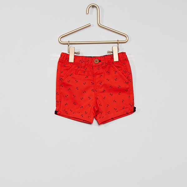 Short Eco Concu Bebe Garcon Rouge Kiabi 4 90