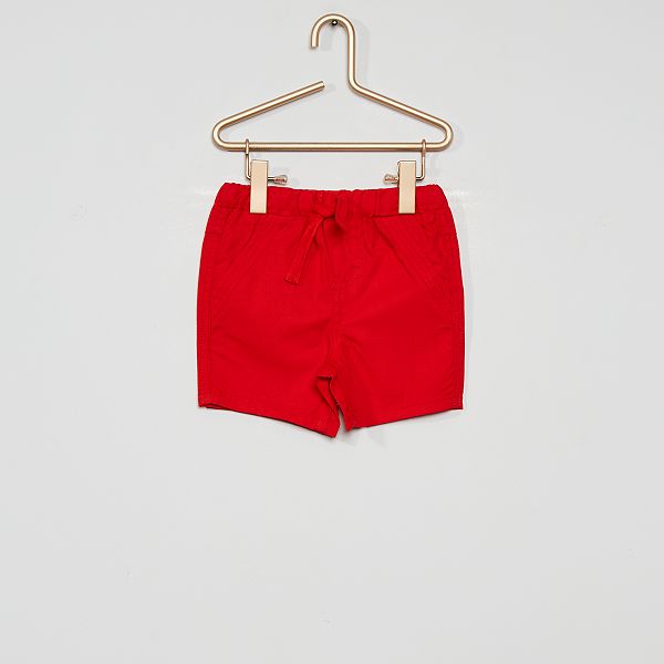 Short Eco Concu Bebe Garcon Rouge Kiabi 3 50