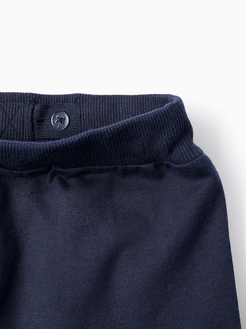 Short en 100 % coton avec impression Sonic Bleu foncé - Kiabi