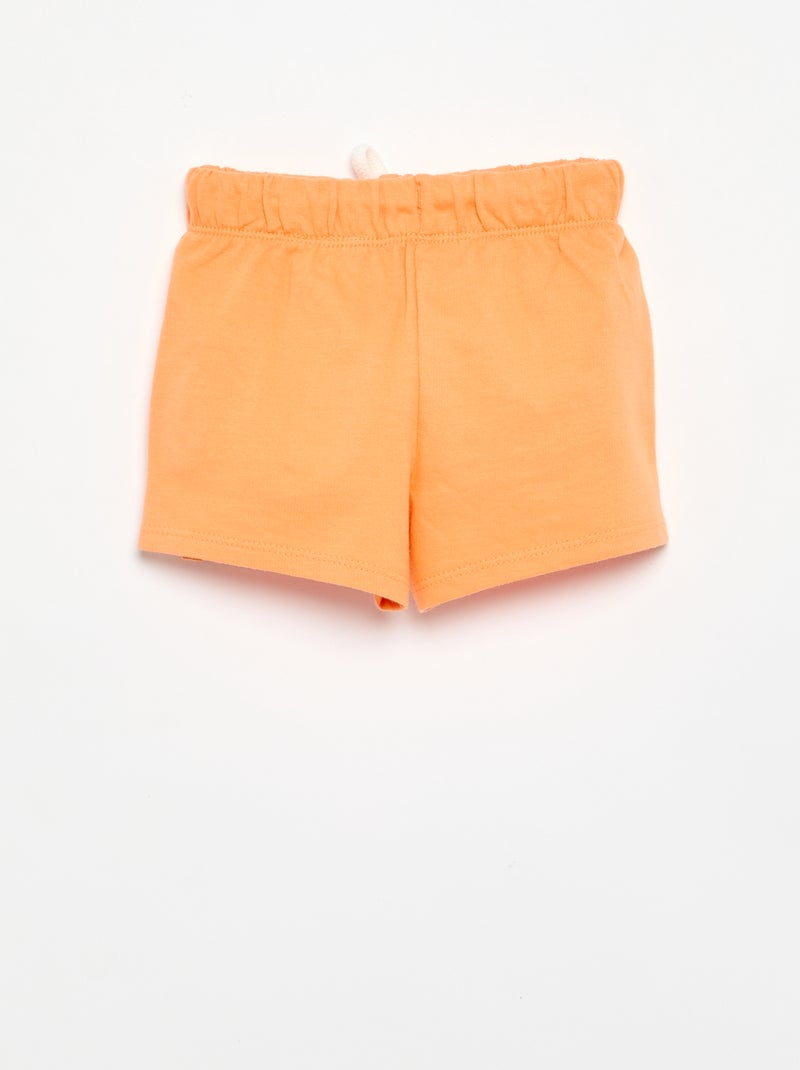 Short en Baby Terry Orange - Kiabi