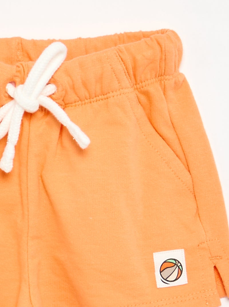 Short en Baby Terry Orange - Kiabi