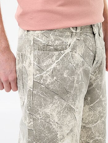 Short en baggy effet original en coton