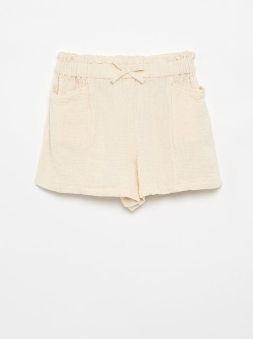 Short en canevas - Kiabi