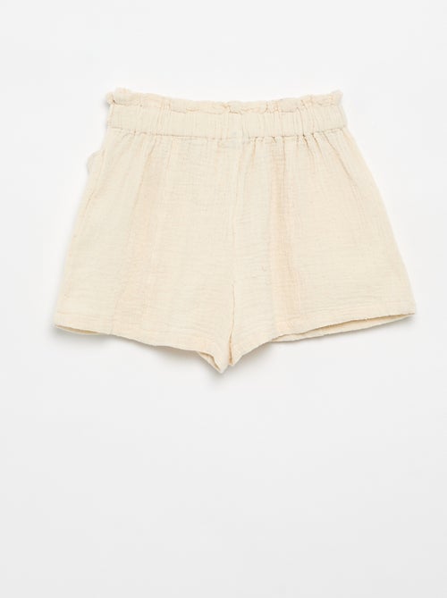 Short en canevas - Kiabi