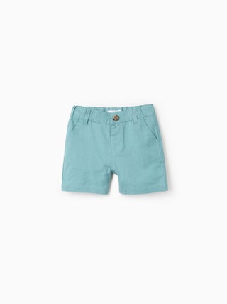 Short en Chino de Coton et Lin