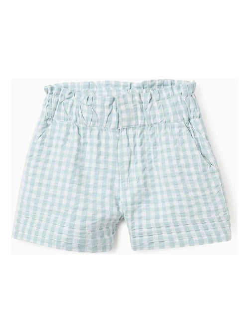 Short en Coton à Carreaux Brothers & Sisters - Kiabi