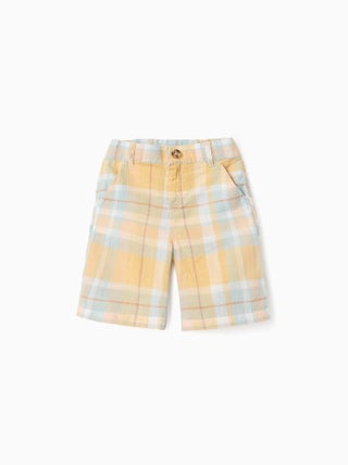 Short en Coton à Carreaux Brothers & Sisters