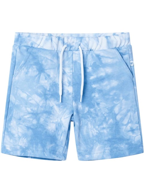 Short en coton à taille élastique et cordon imprimé nuage - vidaxl - Kiabi Short en coton à taille élastique et cordon imprimé nuage - vidaxl - Kiabi