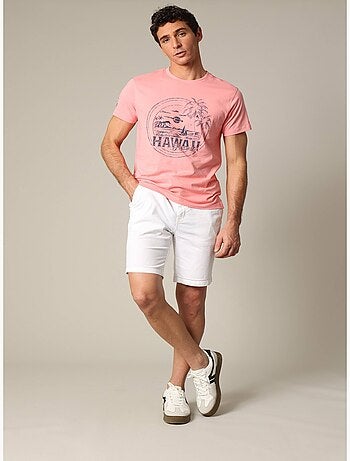 Short en coton avec braguette à fermeture à glissière 'Deeluxe'