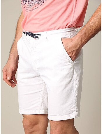 Short en coton avec braguette à fermeture à glissière 'Deeluxe'
