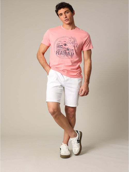 Short en coton avec braguette à fermeture à glissière 'Deeluxe' - Kiabi