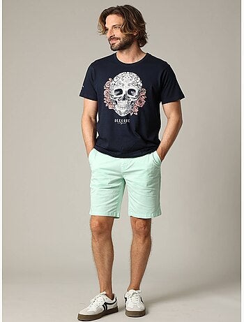 Short en coton avec braguette à fermeture à glissière 'Deeluxe'