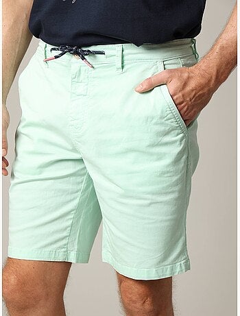 Short en coton avec braguette à fermeture à glissière 'Deeluxe'