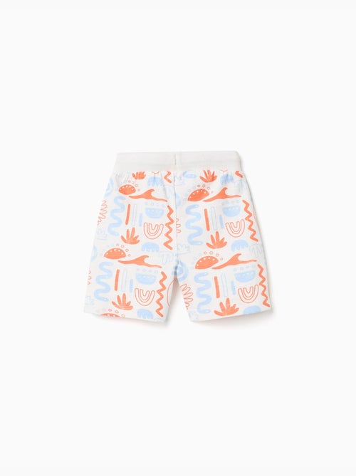 Short en coton avec imprimé - Kiabi
