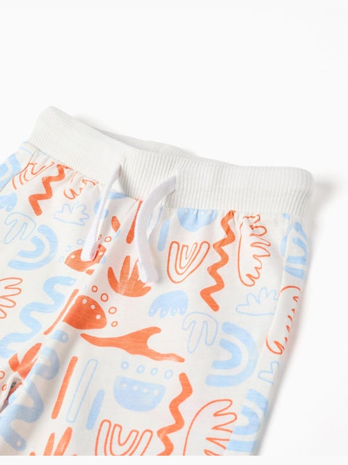 Short en coton avec imprimé - Kiabi