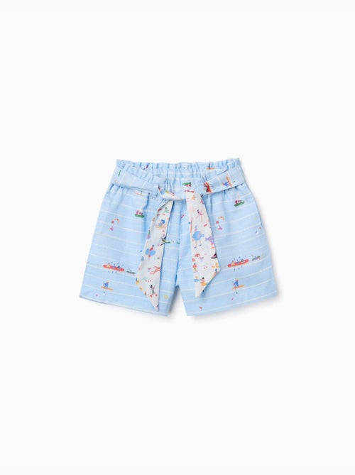 Short en coton avec imprimé Carolina Celas x Zippy - Kiabi