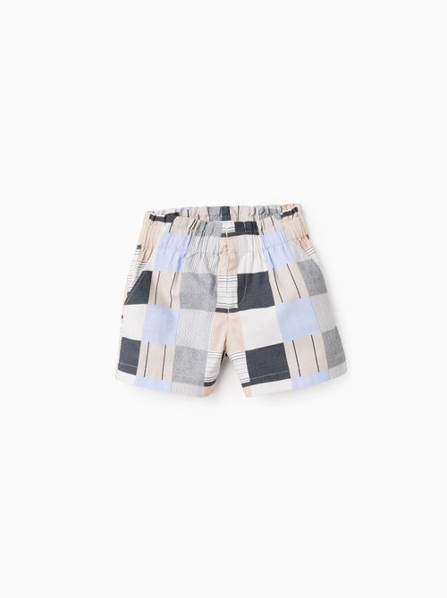 Short en Coton avec Motif Brothers & Sisters - Kiabi