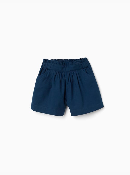Short en coton avec taille élastique You&Me - Kiabi Short en coton avec taille élastique You&Me - Kiabi